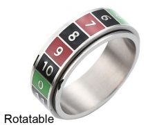 HY Wholesale 316L Stainless Steel Popular Rings-HY0063R385