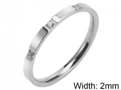 HY Wholesale 316L Stainless Steel Popular Rings-HY0063R087
