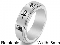 HY Wholesale 316L Stainless Steel Popular Rings-HY0063R366