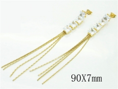 HY Wholesale Earrings 316L Stainless Steel Fashion Jewelry Earrings-HY26E0434OL