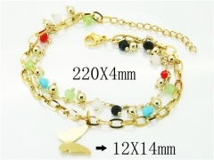 HY Wholesale Bracelets 316L Stainless Steel Jewelry Bracelets-HY66B0008PLX