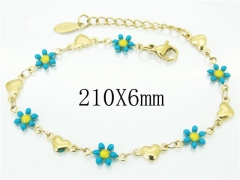 HY Wholesale Bracelets 316L Stainless Steel Jewelry Bracelets-HY53B0092MG