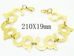 HY Wholesale Bracelets 316L Stainless Steel Jewelry Bracelets-HY56B0027HJD