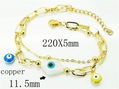 HY Wholesale Bracelets 316L Stainless Steel Jewelry Bracelets-HY66B0016PLT