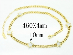 HY Wholesale Necklaces Stainless Steel 316L Jewelry Necklaces-HY32N0520HIX