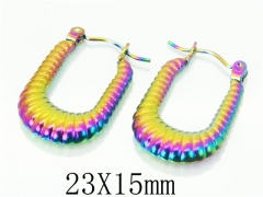 HY Wholesale Earrings 316L Stainless Steel Fashion Jewelry Earrings-HY70E0308LV