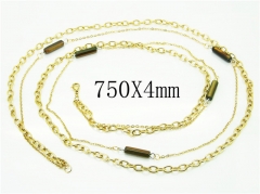 HY Wholesale Necklaces Stainless Steel 316L Jewelry Necklaces-HY92N0344HJE