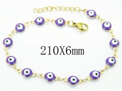 HY Wholesale Bracelets 316L Stainless Steel Jewelry Bracelets-HY53B0089KLS