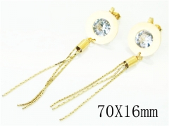 HY Wholesale Earrings 316L Stainless Steel Fashion Jewelry Earrings-HY26E0429OE