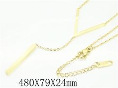 HY Wholesale Necklaces Stainless Steel 316L Jewelry Necklaces-HY09N1252NF