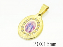 HY Wholesale Pendant 316L Stainless Steel Jewelry Pendant-HY12P1219JL