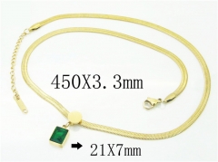 HY Wholesale Necklaces Stainless Steel 316L Jewelry Necklaces-HY09N1269HRR