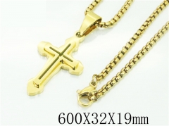 HY Wholesale Necklaces Stainless Steel 316L Jewelry Necklaces-HY09N1198HDD