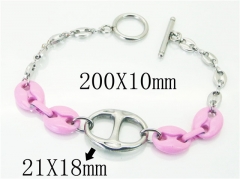 HY Wholesale Bracelets 316L Stainless Steel Jewelry Bracelets-HY21B0370HLS