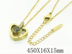 HY Wholesale Necklaces Stainless Steel 316L Jewelry Necklaces-HY09N1278PW