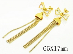 HY Wholesale Earrings 316L Stainless Steel Fashion Jewelry Earrings-HY26E0438OR