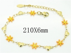HY Wholesale Bracelets 316L Stainless Steel Jewelry Bracelets-HY53B0098MW