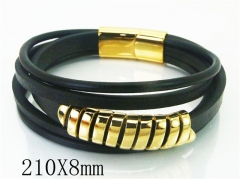 HY Wholesale Bracelets 316L Stainless Steel Jewelry Bracelets-HY23B0054HOD