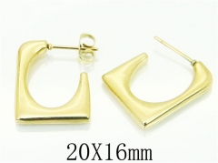 HY Wholesale Earrings 316L Stainless Steel Fashion Jewelry Earrings-HY70E0311LW