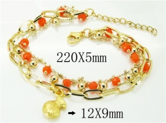HY Wholesale Bracelets 316L Stainless Steel Jewelry Bracelets-HY66B0007PLW