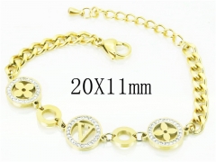 HY Wholesale Bracelets 316L Stainless Steel Jewelry Bracelets-HY32B0366HHS