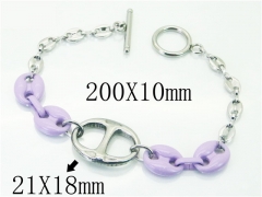 HY Wholesale Bracelets 316L Stainless Steel Jewelry Bracelets-HY21B0376HLX