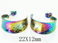 HY Wholesale Earrings 316L Stainless Steel Fashion Jewelry Earrings-HY70E0333LR
