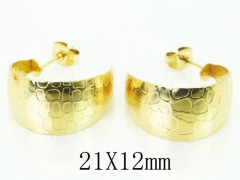 HY Wholesale Earrings 316L Stainless Steel Fashion Jewelry Earrings-HY70E0341LR