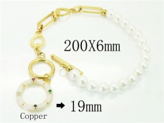 HY Wholesale Bracelets 316L Stainless Steel Jewelry Bracelets-HY21B0364HMT