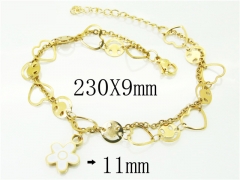 HY Wholesale Bracelets 316L Stainless Steel Jewelry Bracelets-HY66B0025PLT