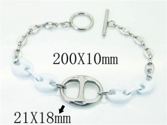 HY Wholesale Bracelets 316L Stainless Steel Jewelry Bracelets-HY21B0374HLD