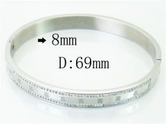 HY Wholesale Bangles Stainless Steel 316L Fashion Bangle-HY21B0398HPW