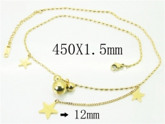 HY Wholesale Necklaces Stainless Steel 316L Jewelry Necklaces-HY09N1258HSS