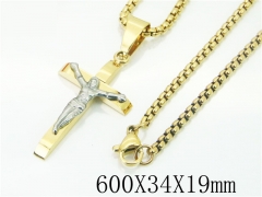 HY Wholesale Necklaces Stainless Steel 316L Jewelry Necklaces-HY09N1208HSS