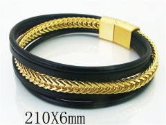 HY Wholesale Bracelets 316L Stainless Steel Jewelry Bracelets-HY23B0070HNX