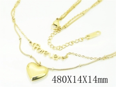 HY Wholesale Necklaces Stainless Steel 316L Jewelry Necklaces-HY09N1251HWW