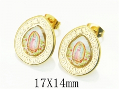 HY Wholesale Earrings 316L Stainless Steel Fashion Jewelry Earrings-HY12E0177KLS