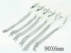 HY Wholesale Earrings 316L Stainless Steel Fashion Jewelry Earrings-HY92E0104PQ