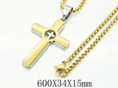 HY Wholesale Necklaces Stainless Steel 316L Jewelry Necklaces-HY09N1233HIS