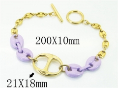 HY Wholesale Bracelets 316L Stainless Steel Jewelry Bracelets-HY21B0377HNV