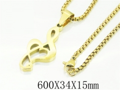 HY Wholesale Necklaces Stainless Steel 316L Jewelry Necklaces-HY09N1240PL
