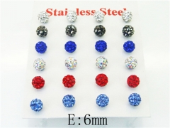 HY Wholesale Earrings 316L Stainless Steel Fashion Jewelry Earrings-HY21E0140HOS