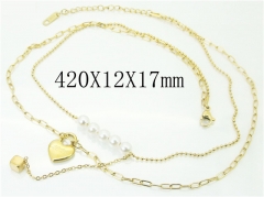 HY Wholesale Necklaces Stainless Steel 316L Jewelry Necklaces-HY32N0513HHV