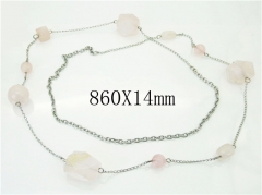 HY Wholesale Necklaces Stainless Steel 316L Jewelry Necklaces-HY92N0331ME