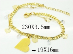 HY Wholesale Bracelets 316L Stainless Steel Jewelry Bracelets-HY66B0009OL