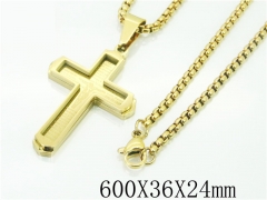 HY Wholesale Necklaces Stainless Steel 316L Jewelry Necklaces-HY09N1201HHS