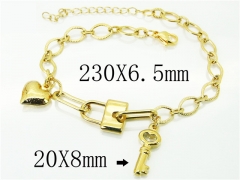 HY Wholesale Bracelets 316L Stainless Steel Jewelry Bracelets-HY66B0030PLE