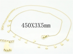HY Wholesale Necklaces Stainless Steel 316L Jewelry Necklaces-HY25N0153HJZ