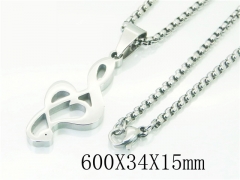 HY Wholesale Necklaces Stainless Steel 316L Jewelry Necklaces-HY09N1239NL