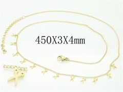 HY Wholesale Necklaces Stainless Steel 316L Jewelry Necklaces-HY25N0155HJF